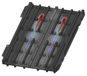 DynaWeld Batterieträger - Schweißsimulation